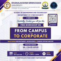 Campus To Corporate 2026 Workshop Poster